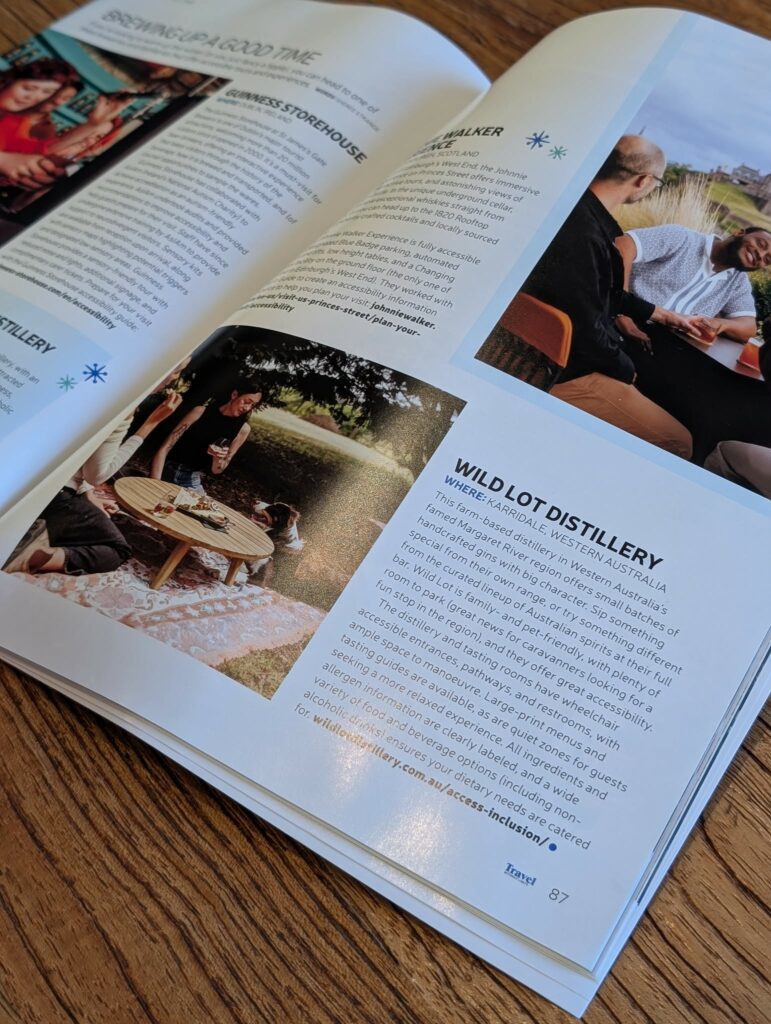 Wild Lot feature article in the Travel Without Limits Magazine 2026